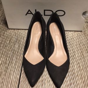 Aldo Kitten Heel Black  pumps sz 6.5